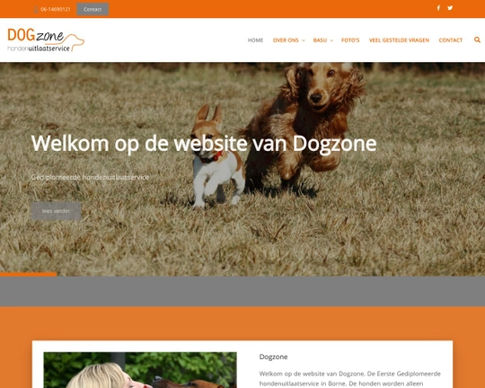 Hondenuitlaatservice Dogzone Borne Logo