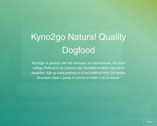 Hondenuitlaatservice Kyno2go Logo