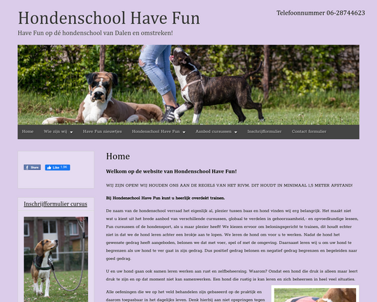 Hondenschool Have Fun Logo