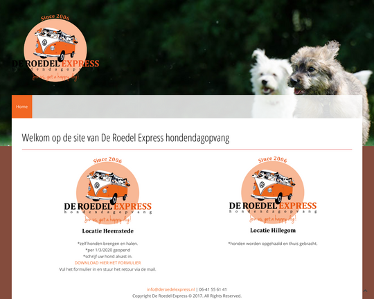 Hondenuitlaatservice De Roedel Express Logo