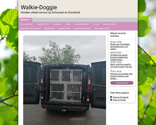 Hondenuitlaatservice Walkie Doggie Logo